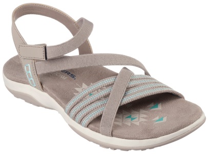 Skechers, Skechers Riemchensandale »REGGAE SLIM-SUMMER HEAT«, in veganer Verarbeitung, 