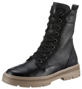 Paul Green, Paul Green Schnürboots, mit kontrastfarbiger Sohle, 