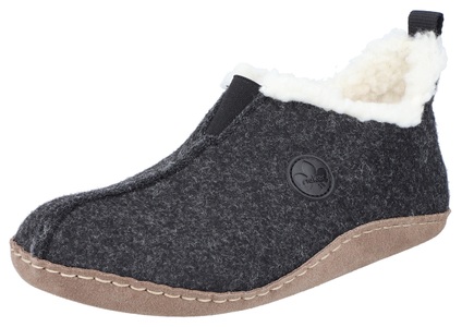 Rieker, Rieker Hausschuh, mit kuscheligem Warmfutter, 