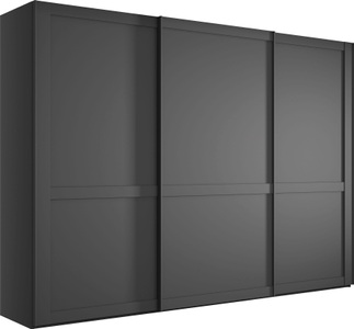 Wiemann, WIEMANN Schwebetürenschrank »Göteborg«, Querriegel und Griffleisten im Korpusfarbton, WIEMANN Schwebetürenschrank »Göteborg«, Querriegel und Griffleisten im Korpusfarbton