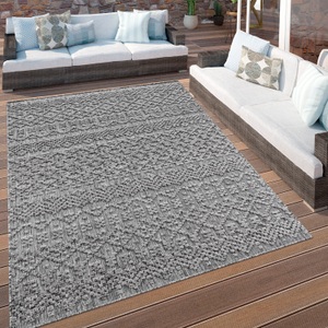 PACO HOME, Paco Home Teppich »Stilo 864«, rechteckig, Hoch-Tief Effekt, Scandi, auch als Läufer, In- und Outdoor geeignet, Paco Home Teppich »Stilo 864«, rechteckig, 10 mm Höhe, Hoch-Tief Effekt, Scandi, auch als Läufer, In- und Outdoor geeignet