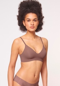 SLOGGI, Sloggi Bralette-BH »Zero Feel Ultra«, ohne Nähte und mit flachen Kanten, ZERO FEEL BH Top in braun