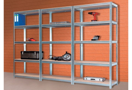 SZ METALL, Sz Metall Schwerlast-Steckregal »Profi«, BASIC Fachbodenregal, FL 175 kg, verzinkt, HxBxT 1.800 x 920 x 600 mm