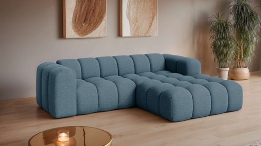 GOODproduct, GOODproduct Ecksofa »KALLIE Design-Sofa mit Wellenunterfederung, Bubble-Optik, 248/186/72cm« moderne Steppung, hoher Sitzkomfort und modernes Design, GOODproduct Ecksofa »KALLIE L-Form, 248 cm - OTTO. Verlässliche Qualität.« Bubble Optik, moderne Steppung, hoher Sitzkomfort