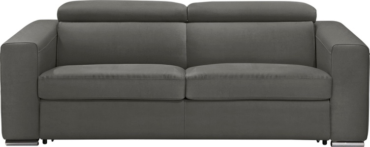 Egoitaliano, Egoitaliano Schlafsofa »Cabiria«, Sofa inkl. Schlaffunktion, Kopfteile verstellbar, mit Metallfüssen, Egoitaliano Schlafsofa »Cabiria, Design und super Sitz- und Liegekomfort« Sofa inkl. Schlaffunktion, Kopfteile verstellbar, mit Metallfüssen