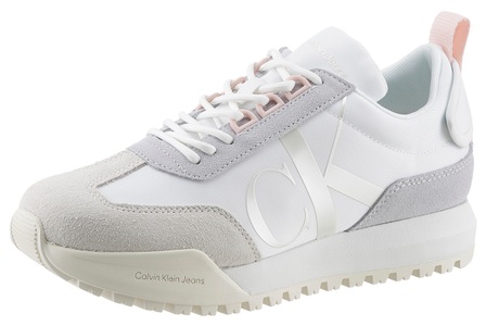 CALVIN KLEIN JEANS, Calvin Klein Jeans Toothy Damen Sneaker Weiss, 