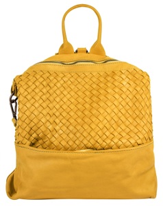 SAMANTHA LOOK, Samantha Look Cityrucksack, echt Leder, Made in Italy, Samantha Look Cityrucksack, echt Leder, Made in Italy