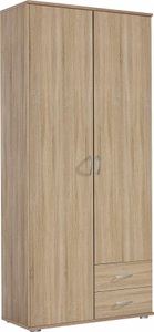 rauch BLUE, rauch BLUE Kleiderschrank »Twin«, rauch Kleiderschrank »Twin Schrank Garderobenschrank Schlafzimmerschrank Topseller«, Drehtürenschrank mit 2 Schubladen Bestseller Kleiderschrank