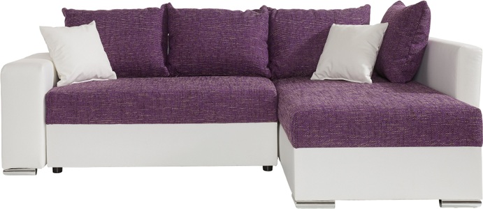 COLLECTION AB, COLLECTION AB Ecksofa, mit Bettfunktion, wahlweise mit Federkern, COLLECTION AB Ecksofa »John L-Form«, Regalarmlehne,Bettfunktion,Bettkasten,Ottomane beiseitig montierbar
