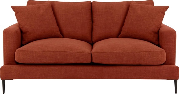 LEONIQUE, Leonique 2-Sitzer »Cozy«, mit losen Kissen und Metallbeinen, 