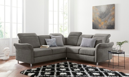 sit&more Ecksofa, inklusive Federkern, wahlweise mit Kopfteilverstellung, Bettfunktion und Schubladenstauraum