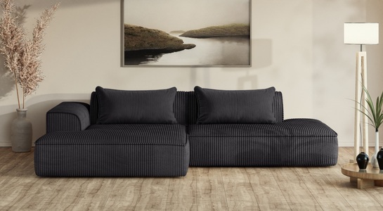 exxpo - sofa fashion, exxpo - sofa fashion Ecksofa »Billund modernes Designsofa, bequem und elegant, Breite 294cm, L-Form« modern, L-form, Wellenfedern, inklusive 2x Nierenkissen, exxpo - sofa fashion Ecksofa »Billund modernes Designsofa, bequem und elegant, Breite 294cm, L-Form« modern, L-form, Wellenfedern, inklusive 2x Nierenkissen
