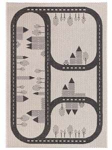 Primaflor-Ideen in Textil, Primaflor-Ideen in Textil Kinderteppich »CABANE - Streets«, rechteckig, 3 mm Höhe, Flachgewebe, Strassen-Spiel-Teppich, In- und Outdoor geeignet, Kinderzimmer, Primaflor-Ideen in Textil Kinderteppich »CABANE - Streets«, rechteckig, 3 mm Höhe, Flachgewebe, Strassen-Spiel-Teppich, In- und Outdoor geeignet