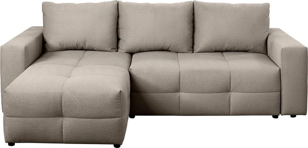 exxpo - sofa fashion, exxpo - sofa fashion Ecksofa Praktische Funktionsecke mit Federkern, Bettfunktion und Stauraum