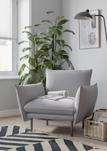 ANDAS, andas Sessel »Stine«, Besonderes Design durch Kissenoptik und Keder, Design by Morten Georgsen, andas Sessel »Stine Cocktailsessel«, Besonderes Design durch Kissenoptik und Keder, by Morten Georgsen