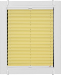 SUNLINES, sunlines Plissee »One Size Style Crepe«, blickdicht, ohne Bohren, verspannt, Zubehörfarbe weiss, zum Klemmen, sunlines Plissee »One Size Style Crepe«, blickdicht, ohne Bohren, verspannt, Zubehörfarbe weiss, zum Klemmen