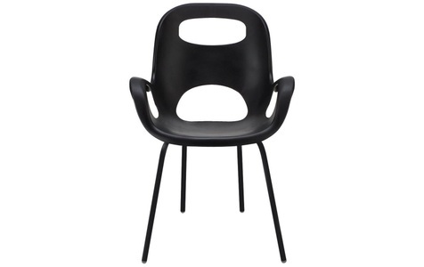 Umbra, Umbra Oh Chair Armlehnstuhl mattschwarz, Umbra Sessel »Oh Schwarz, Stapelbar«