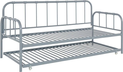 COUCH??, COUCH? Metallbett »Kuschel Kumpel«, aus Metall, inklusive Lattenrost, mit ausziehbare zusätzliche Schlafffläche, in verschiedenen Farbvarianten erhältlich, Liegefläche 90 x 200 cm, 