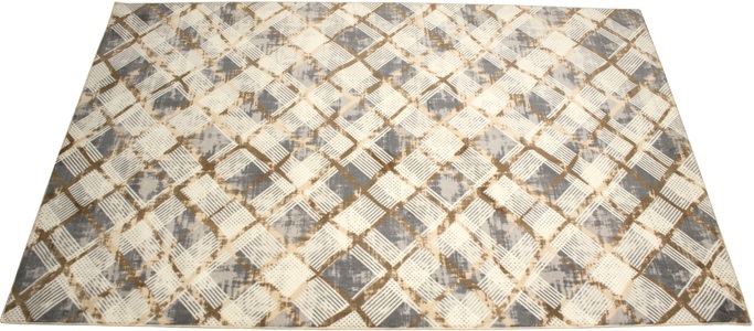 RESITAL The Voice of Carpet, RESITAL The Voice of Carpet Teppich »Jelux Karo«, rechteckig, 7 mm Höhe, gewebt, waschbar, ideal im Wohnzimmer & Schlafzimmer, 