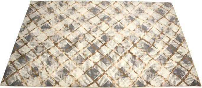 RESITAL The Voice of Carpet, RESITAL The Voice of Carpet Teppich »Jelux Karo«, rechteckig, 7 mm Höhe, gewebt, waschbar, ideal im Wohnzimmer & Schlafzimmer, 