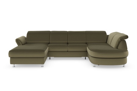 sit&more Wohnlandschaft, wahlweise mit Bettfunktion, Bettkasten und Kopf- und Armteilverstellung