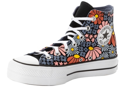 CONVERSE, Converse All Star Lift Damen Sneaker Schwarz, Converse All Star Lift Damen Sneaker Schwarz