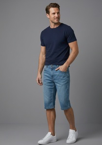 Arizona, Arizona Jeansbermudas "mit Abriebeffekten für einen collen Used-Look" Regular Fit Passform, gerade Beinform, niedrige Leibhöhe