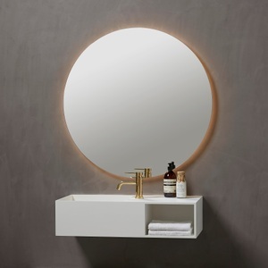 Loevschall, Loevschall Badspiegel »Herning Rund«, Ø 90 cm, Loevschall Badspiegel »Herning Rund«, Ø 90 cm