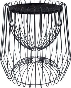 Kayoom, Kayoom Beistelltisch »Beistelltisch Malibu 225«, edle Marmorplatte, Kayoom Beistelltisch »Malibu 225, Beistelltisch mit edler Marmorplatte«, (1 St.), ø-Marmorplatte: 33,5 cm, angesagtes Metalldesign, pflegeleicht