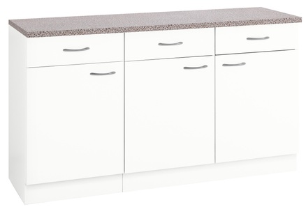 wiho Küchen, wiho Küchen Unterschrank »Kiel«, 150 cm breit, wiho Küchen Unterschrank »Kiel«, 150 cm breit