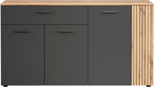 INOSIGN Sideboard »Esteban«, (1 St.), Akustikpaneel-Look