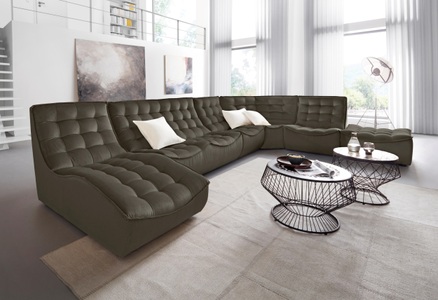 CALIA ITALIA, CALIA ITALIA Sessel »Banjo«, ohne Armteil, CALIA ITALIA Sessel »Banjo, Designsessel mit erstklassigem Sitzkomfort, als Einzelelement«, oder als Modulsofa mit den passenden Elementen kombinierbar