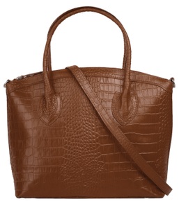 CLUTY, Cluty Henkeltasche, (1 tlg.), echt Leder, Made in Italy, Cluty Henkeltasche, echt Leder, Made in Italy