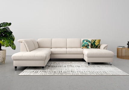 sit&more Wohnlandschaft, wahlweise mit Kopfteilverstellung, Bettfunktion und Stauraum