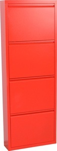 INOSIGN, INOSIGN Schuhschrank »Melika«, aus Metall, 4 Schuhklappen, Höhe 139,5 cm, INOSIGN Schuhschrank »Melika«, aus Metall, 4 Schuhklappen, Höhe 139,5 cm