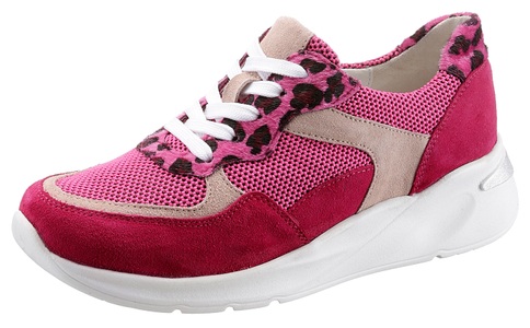 Waldläufer, Waldläufer Schnürschuh »H-DILARA«, im Materialmix, H-Weite, 
