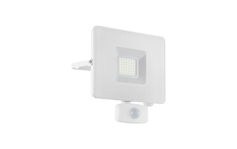 Eglo, LED-Außenstrahler Faedo 3 mit Sensor, weiß, 30W, EGLO Wandstrahler »Strahler FAEDO 3 30«