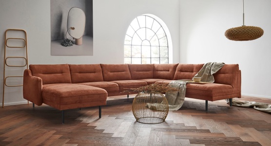 ANDAS, andas Wohnlandschaft »Nordfyn«, edles Design in 3 Bezugsqualitäten, Design by Morten Georgsen, andas Wohnlandschaft »Nordfyn U-Form«, edles Design in 3 Bezugsqualitäten, Design by Morten Georgsen