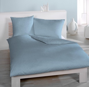 undefined, Bettwäsche, HOME FASHION Bettwäsche »Uni-Halbleinen«