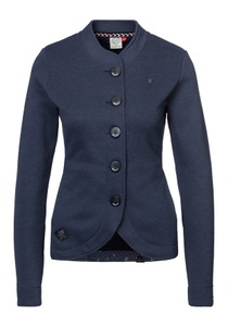 Ragwear, Ragwear Sweatjacke »AVALINA O«, maritimer Sweat-Blazer mit Kontrast-Details, Ragwear Sweatjacke »AVALINA O« maritimer Sweat-Blazer mit Kontrast-Details