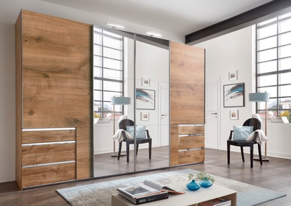 fresh to go, Fresh To Go Schwebetürenschrank »Level«, mit Synchronöffnung, Wimex Schwebetürenschrank »Level by fresh to go«, mit Synchronöffnung