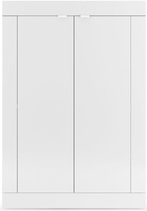 INOSIGN, INOSIGN Schuhschrank »Basic«, INOSIGN Schuhschrank »Basic Breite 78 cm, Höhe 116 cm, Schuhkommode,« moderne Rahmenoptik, Metallgriffe, 4 Einlegeböden
