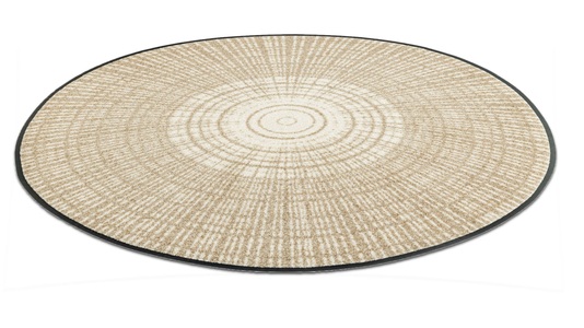 wash+dry by Kleen-Tex, wash+dry by Kleen-Tex Teppich »Cascara beige«, rund, 7 mm Höhe, wash+dry by Kleen-Tex Teppich »Cascara beige«, rund, 7 mm Höhe