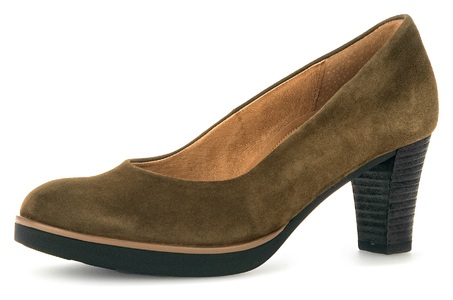 Gabor, - Wildleder Pump Damen Grün 39, 