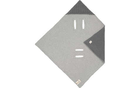 Lässig, Lässig Decke für Kindersitz (85x85) in anthrazith, LÄSSIG Babydecke