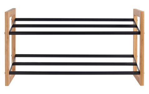 SCHOU, Schou Schuhregal 65.5 x 23 x 35 cm, Braun/Schwarz, Schou Schuhregal »65.5 x 23 x 35 cm«