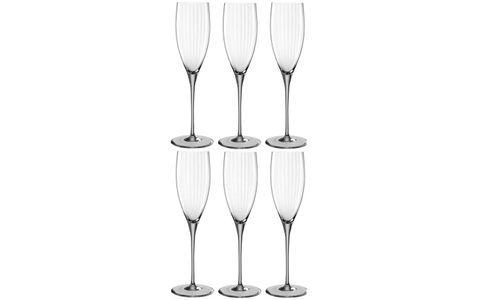 LEONARDO, LEONARDO Sektglas »Sektglas Poesia grau 250ml«, LEONARDO Sektglas »Sektglas Poesia grau 250ml«