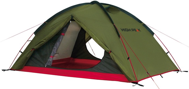HIGH PEAK, High Peak Kuppelzelt »Woodpecker 3«, 3 Personen (Set, mit Transporttasche), Trekking-Kuppelzelt Woodpecker 3
