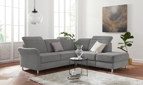 sit&more Ecksofa, inklusive Federkern, wahlweise mit Kopfteilverstellung, Bettfunktion und Stauraum