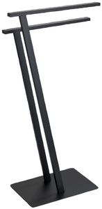 Wenko - Handtuchständer Lirio Schwarz matt, Kleiderständer